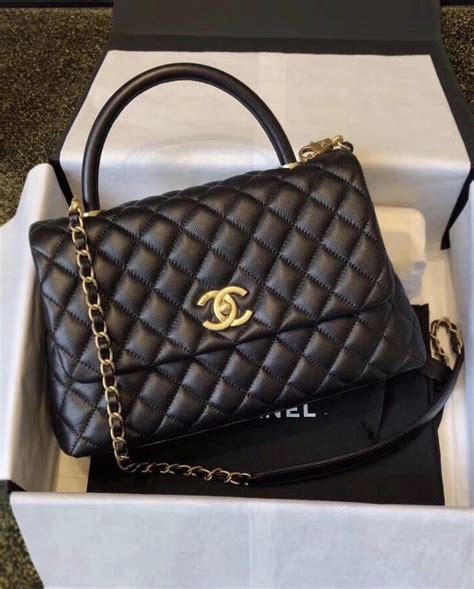 borse o bag con manici tipo chanel|Chanel leather purses.